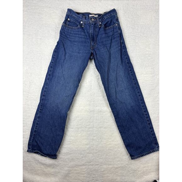 LEVIS '94 Blue Denim Jeans Pants Womens Waist Size 27 Baggy Jeans - Picture 1 of 9